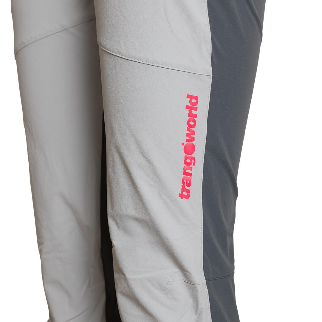 Pantalón para Mujer Trangoworld Cebadelle Gris/Gris/Gris 3/5