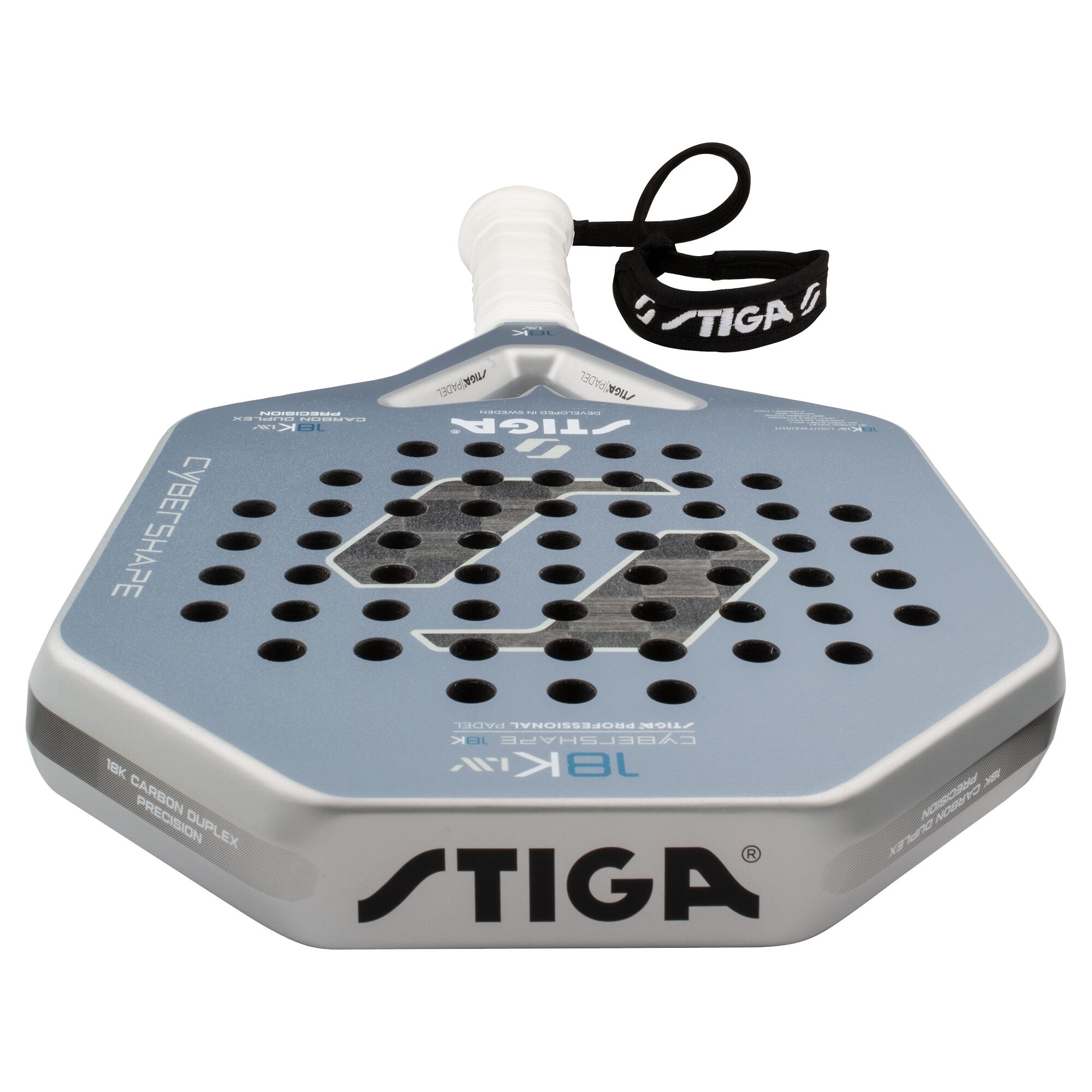 STIGA Raquete Padel 18K LW 2 Cybershape 5/6