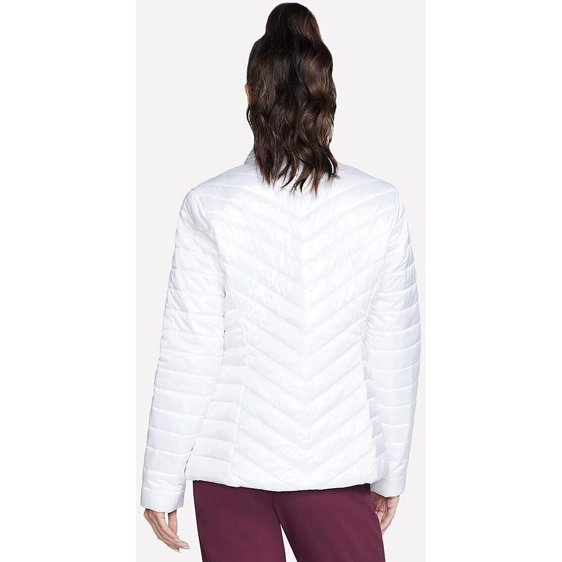 Veste Skechers Goshield Shine Jacket, Blanc, Femmes 2/5