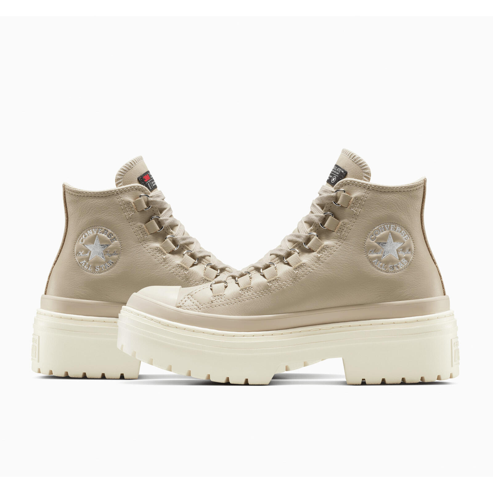 Baskets Converse Chuck Taylor All Star Lugged Heel, Beige, Femmes 3/5