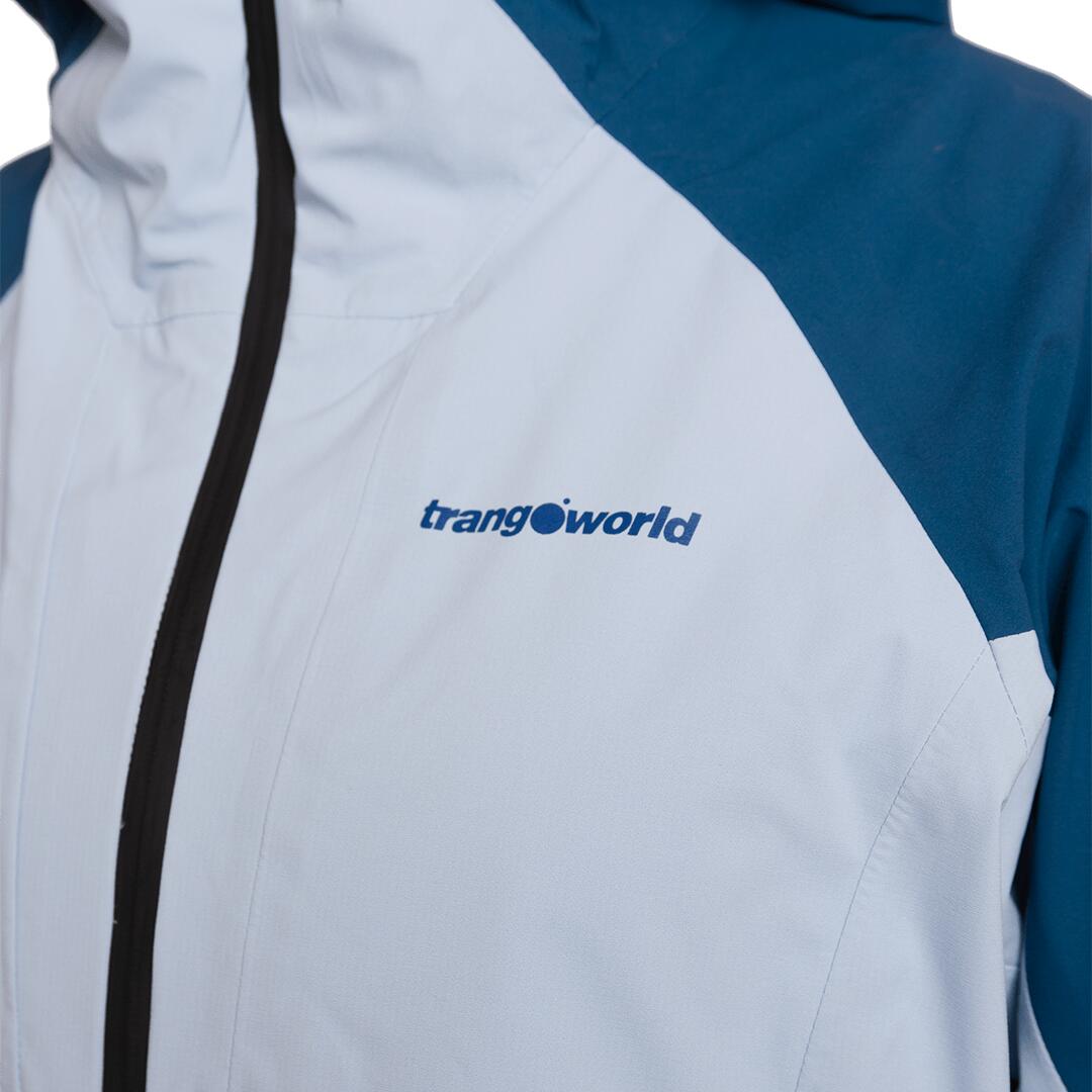 Chaqueta para Mujer Trangoworld Ruby Azul/Azul Impermeable 3/5