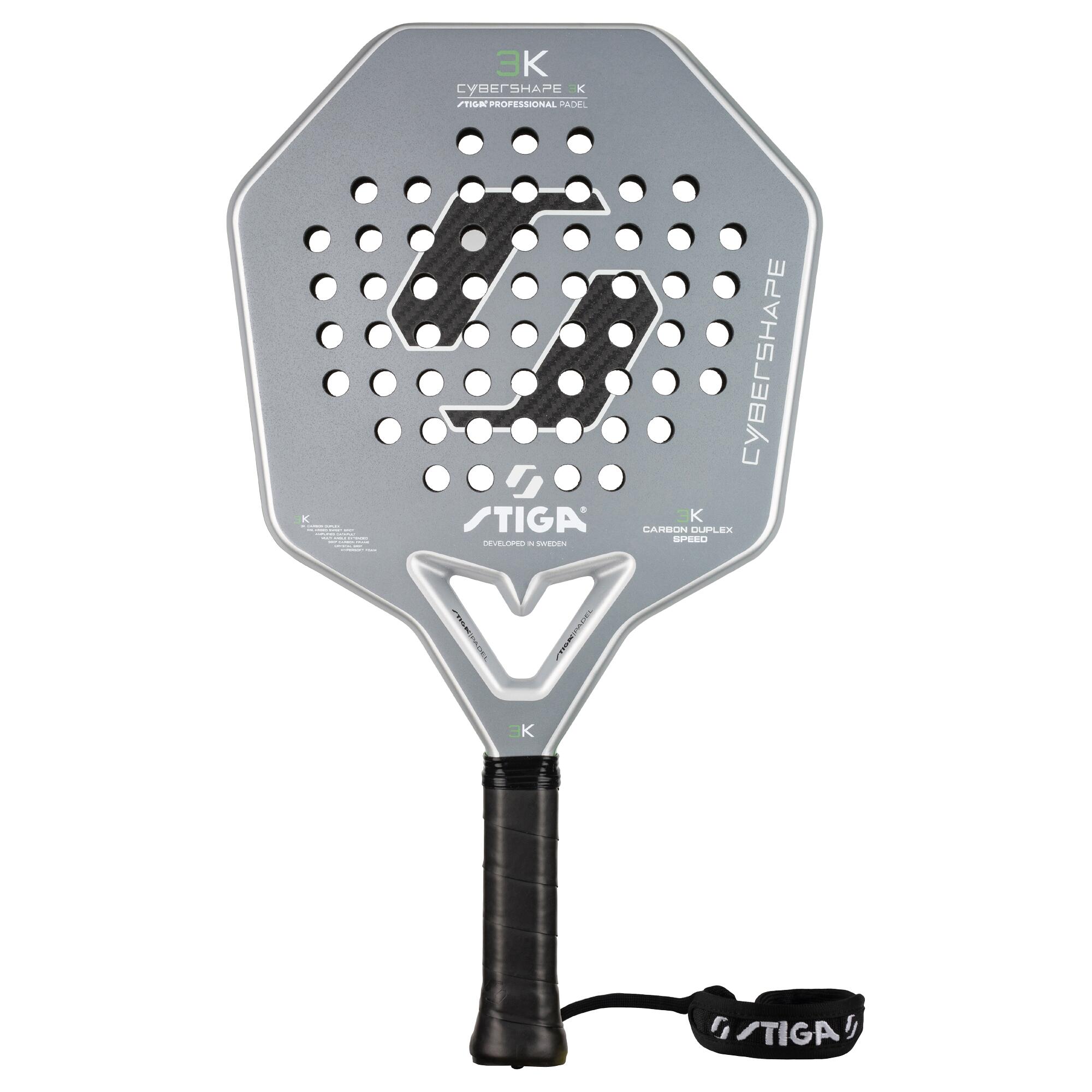 STIGA Raquete Padel 3K 2 Cybershape 4/6