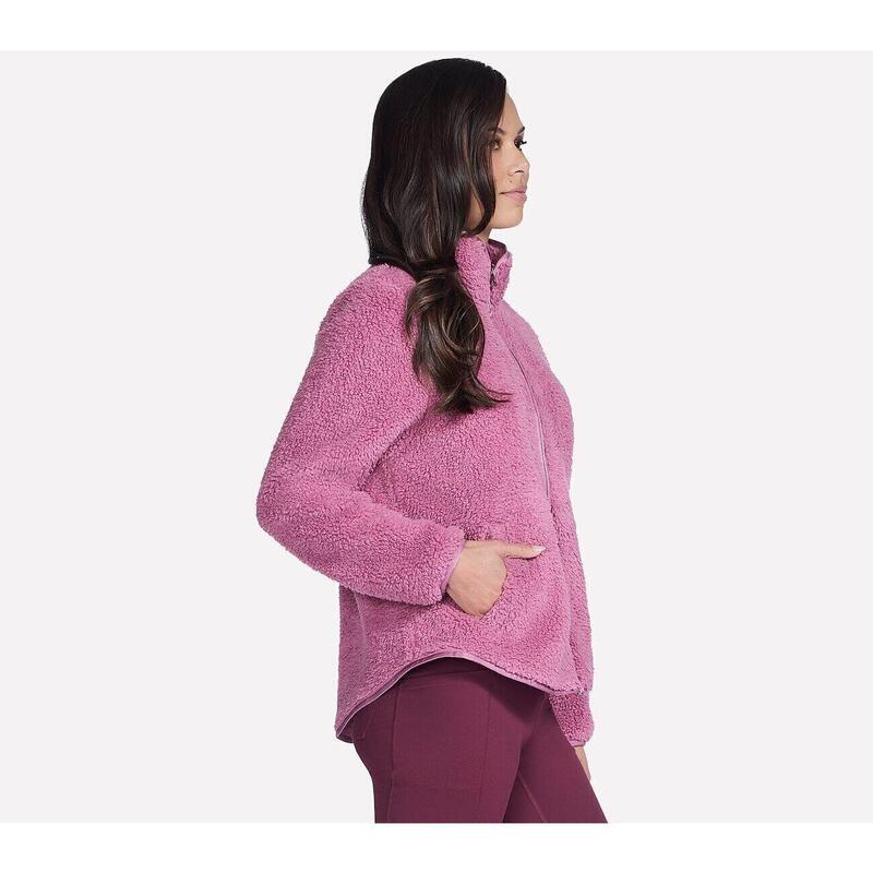 Jacheta femei Skechers Skech-Sherpa Jacket, Roz