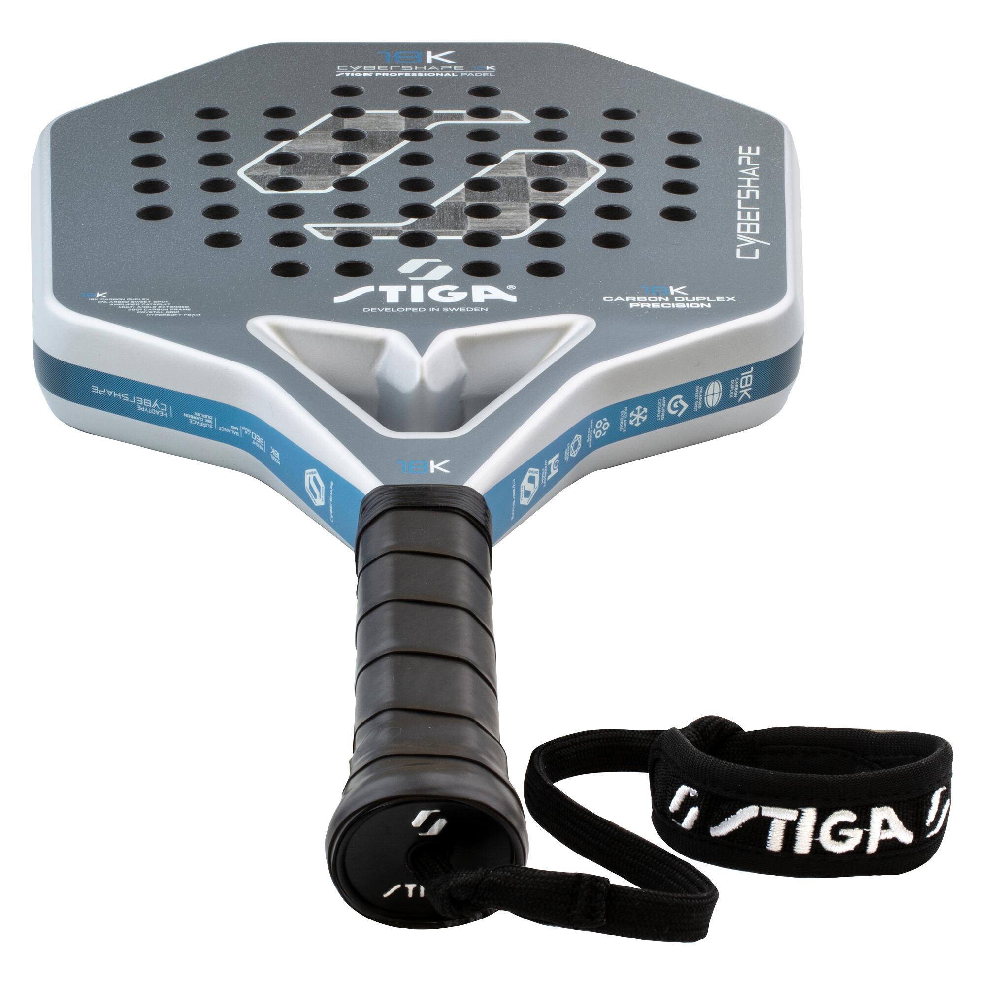 STIGA Padel Racket 18K 2 Cybershape 6/6