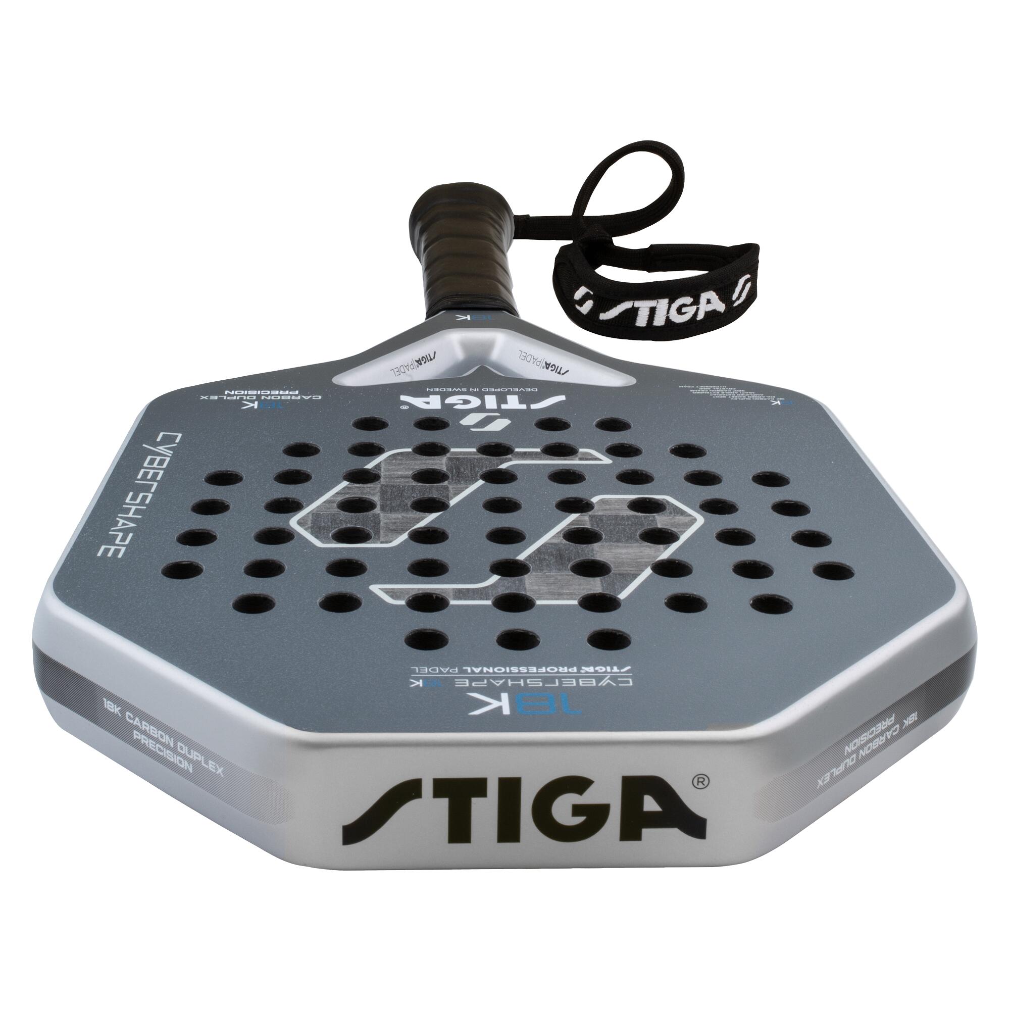 STIGA Padel Racket 18K 2 Cybershape 5/6