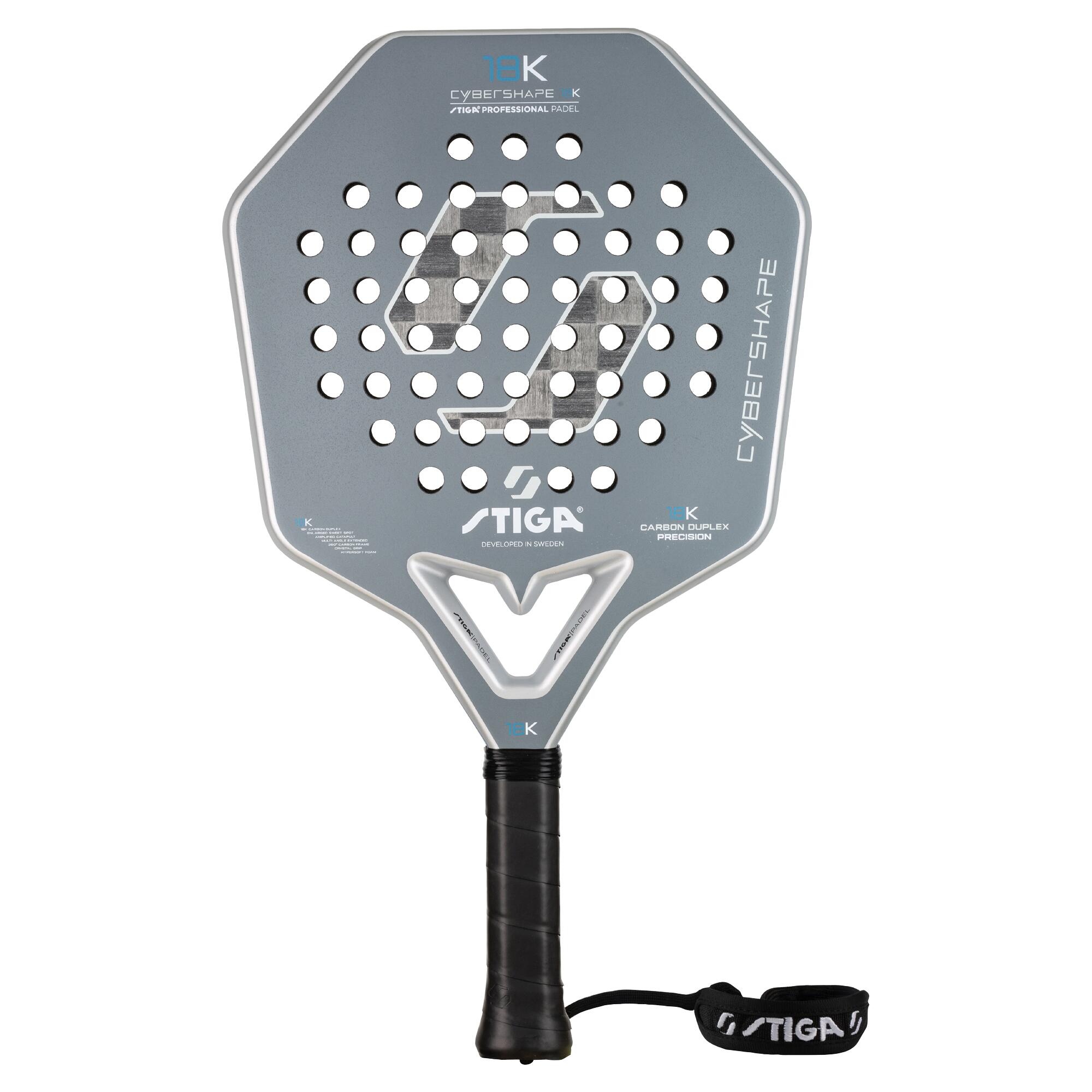 STIGA Padel Racket 18K 2 Cybershape 4/6