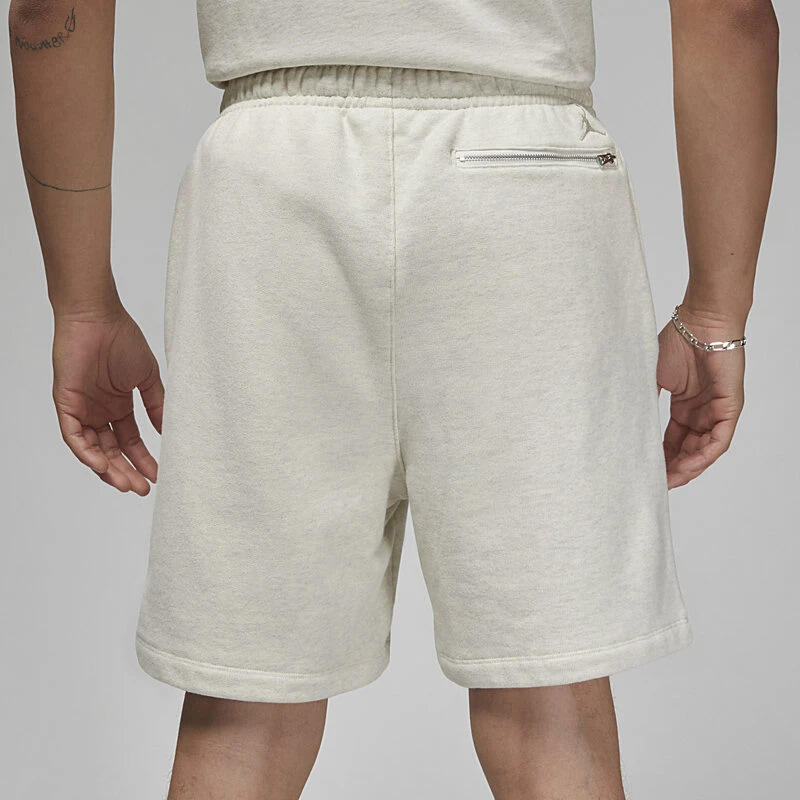 Szorty Jordan Men Wordmark Fleece Short Oatmeal Heather, Mężczyźni