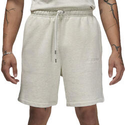 Shorts Jordan Men Wordmark Fleece Short Oatmeal Heather, Beige, Hommes