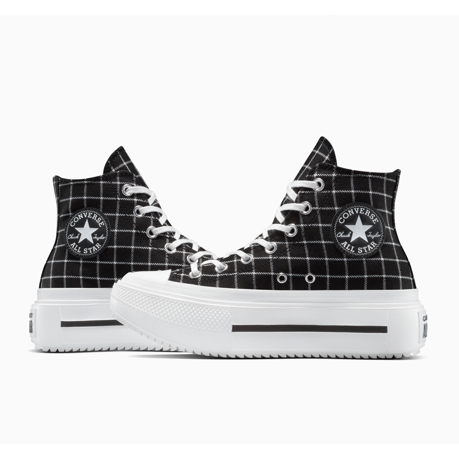 Baskets Converse Chuck Tlr As Lift Double Stack, Noir, Femmes 3/5
