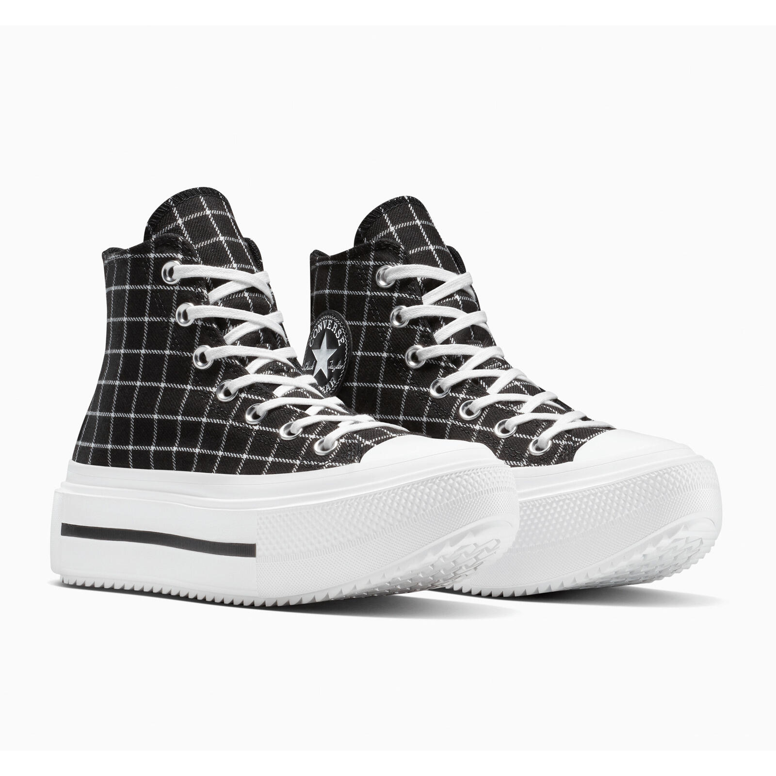 Baskets Converse Chuck Tlr As Lift Double Stack, Noir, Femmes 4/5