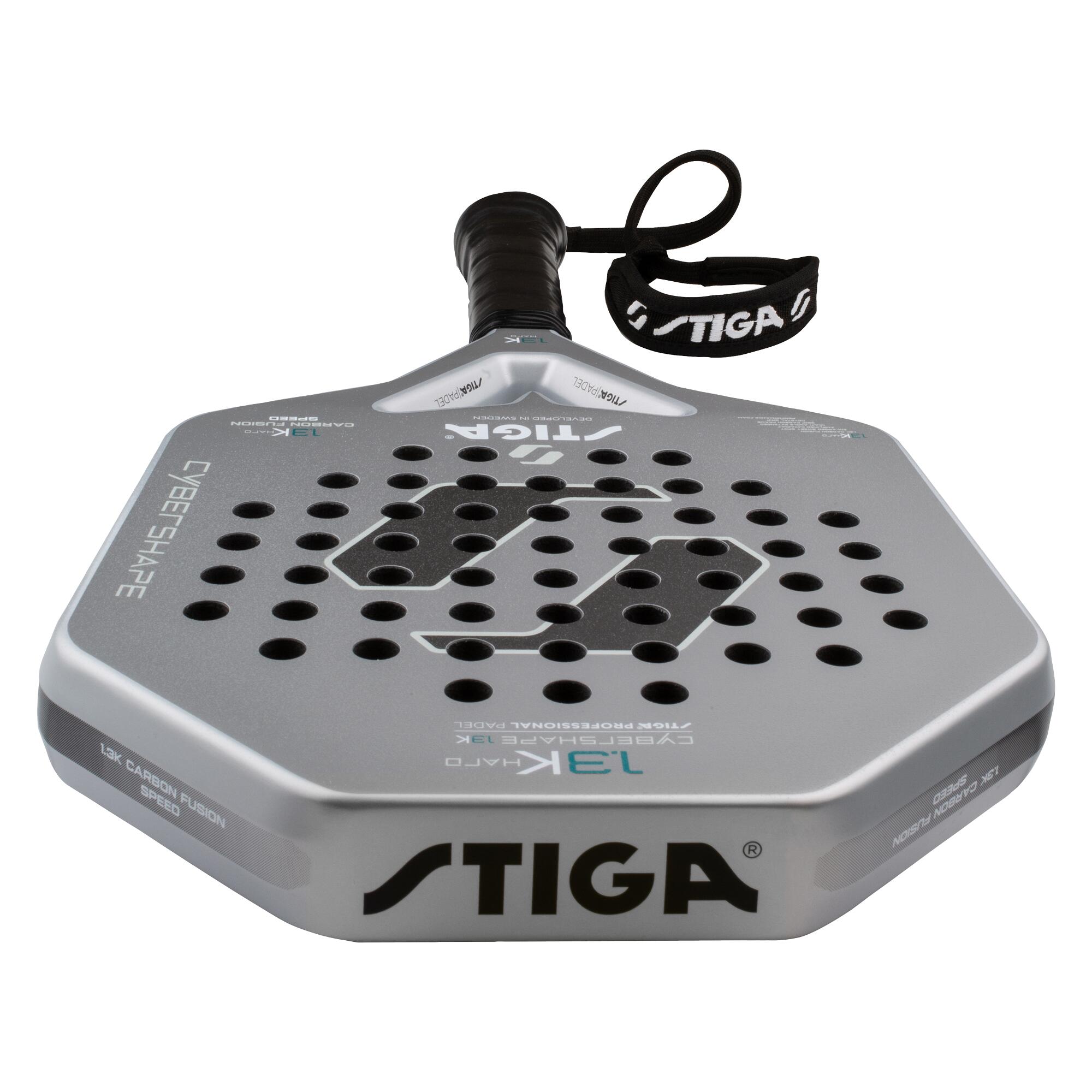 STIGA Raquete Padel 1.3K Hard Cybershape 5/6