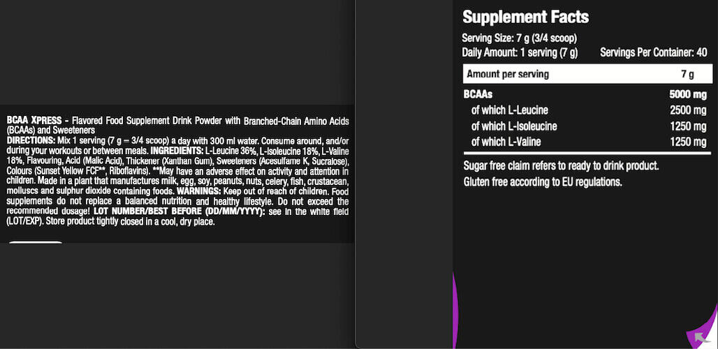 Bcaa - Bcaa Xpress (280g) - Melón 3/5