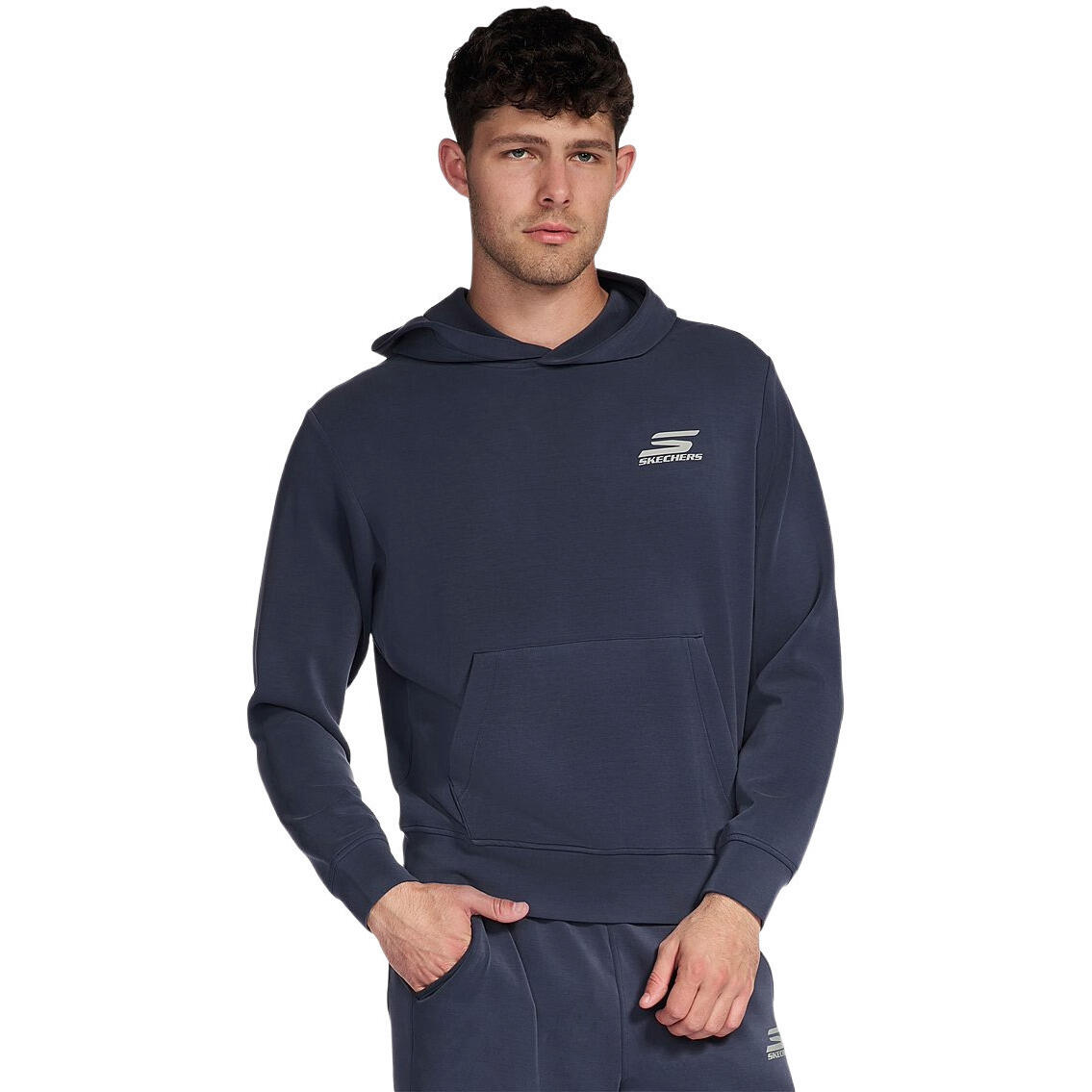 Capot Skechers SKECHCLOUD Elevate Hoodie, Bleu, Hommes 1/4