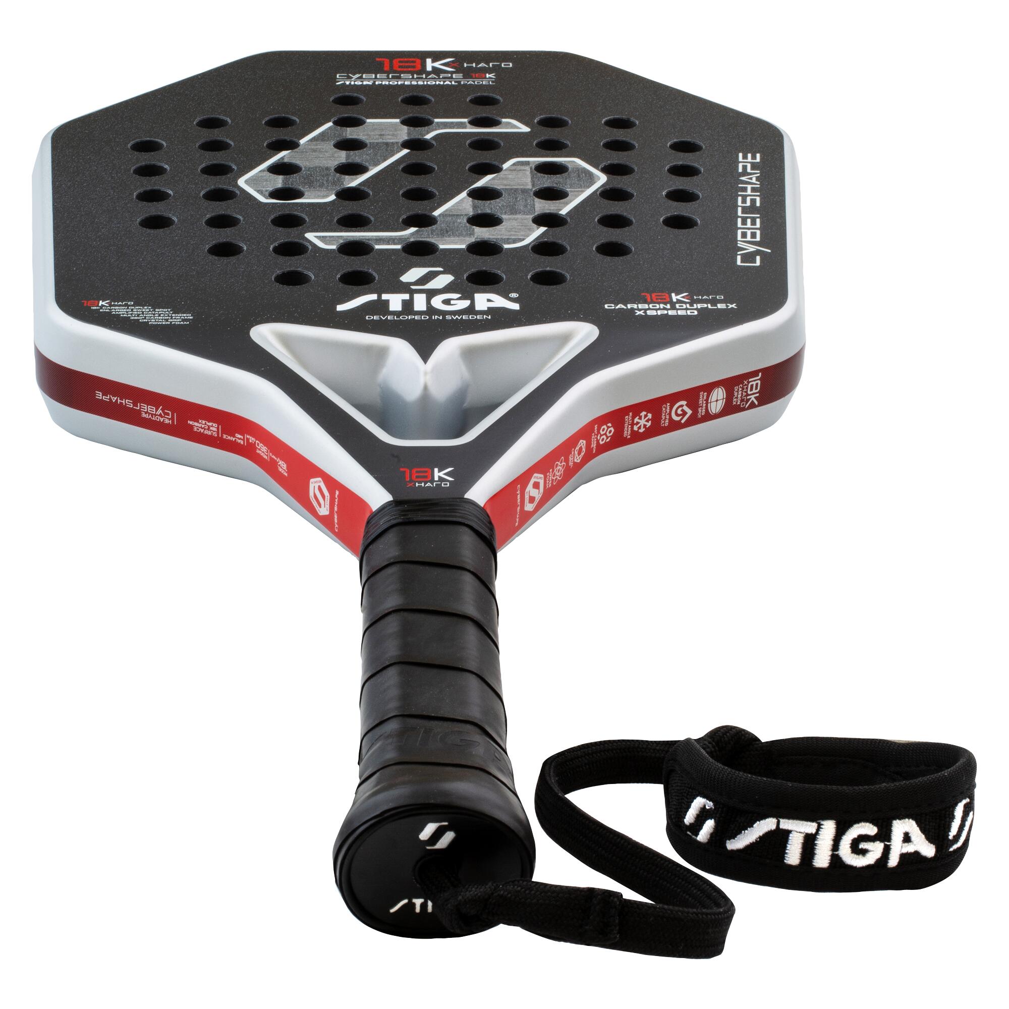 STIGA Raqueta de pádel 18K X Hard Cybershape 6/6