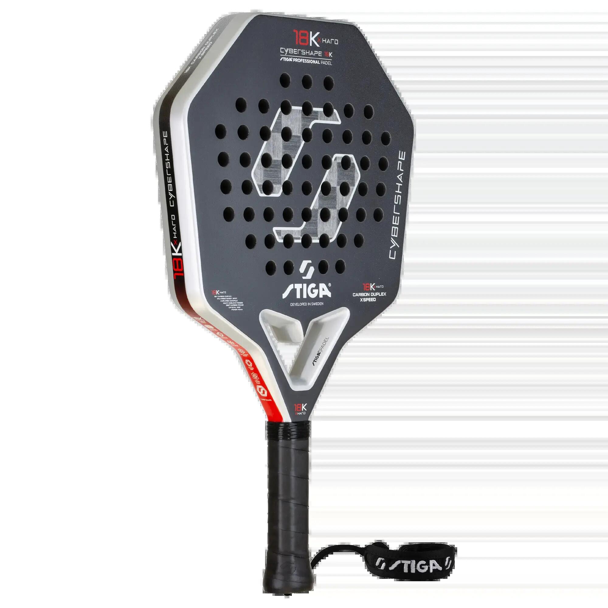 STIGA Padel racket 18K X Hard Cybershape