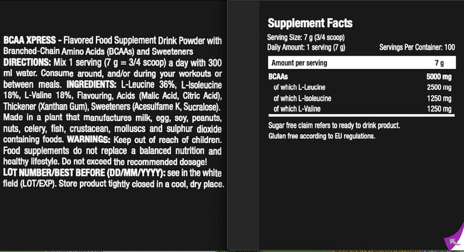 BCAA XPRESS (700g) 3/3