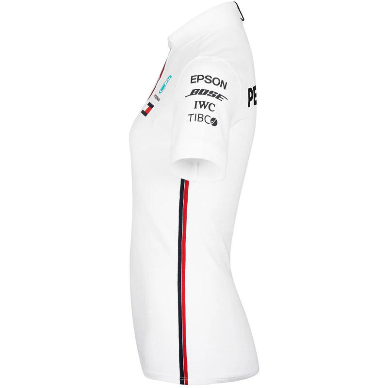 Tricou femei Mercedes Mapm Rp Polo, Alb