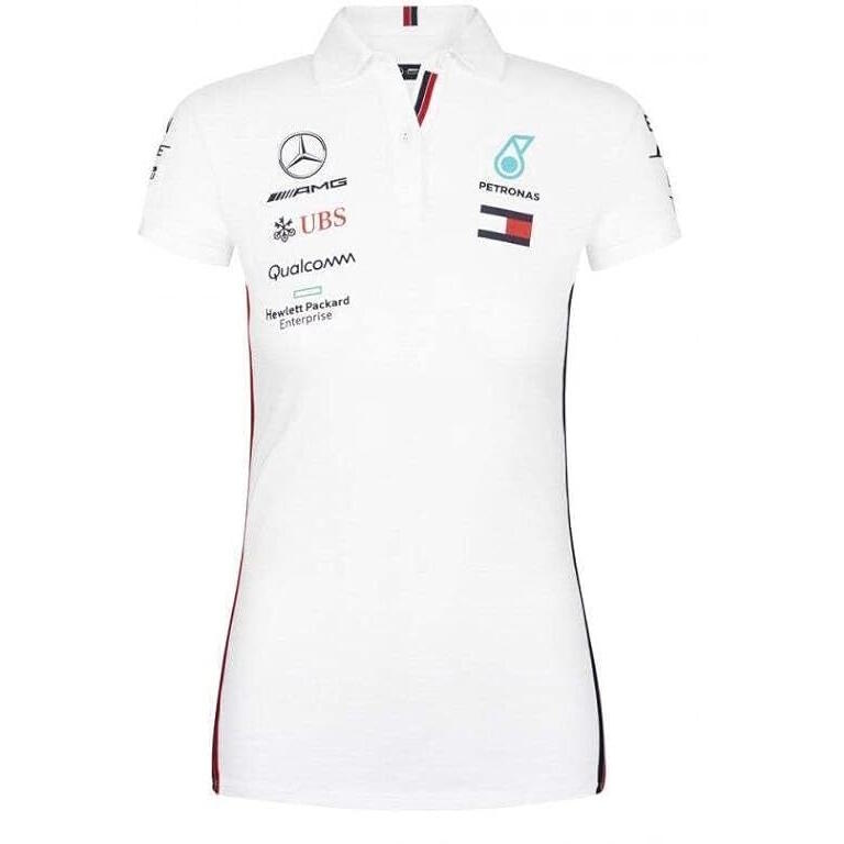 тениска Mercedes Mapm Rp Polo, Бял, Жени