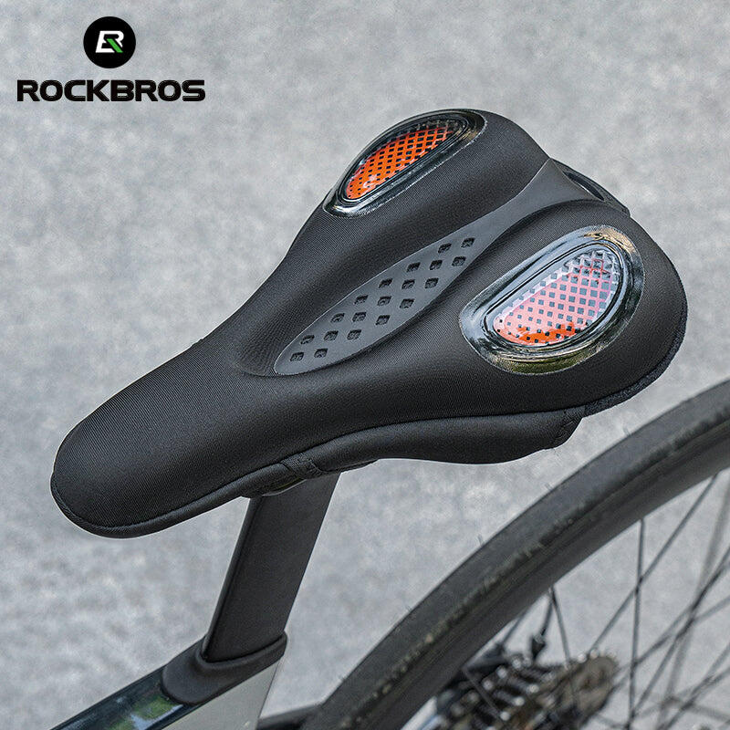 Capa de selim de bicicleta em gel antic choque ROCKBROS 3/6