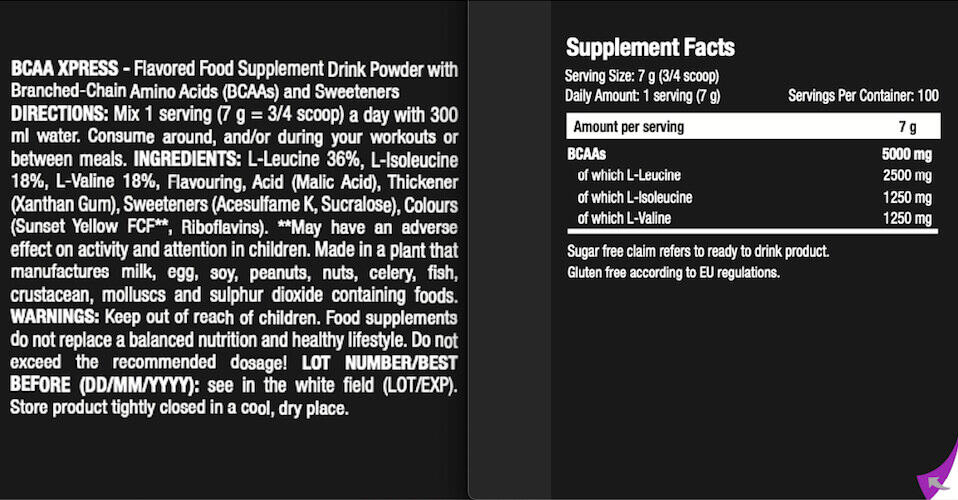 BCAA en poudre - BCAA Xpress - Melon 3/3