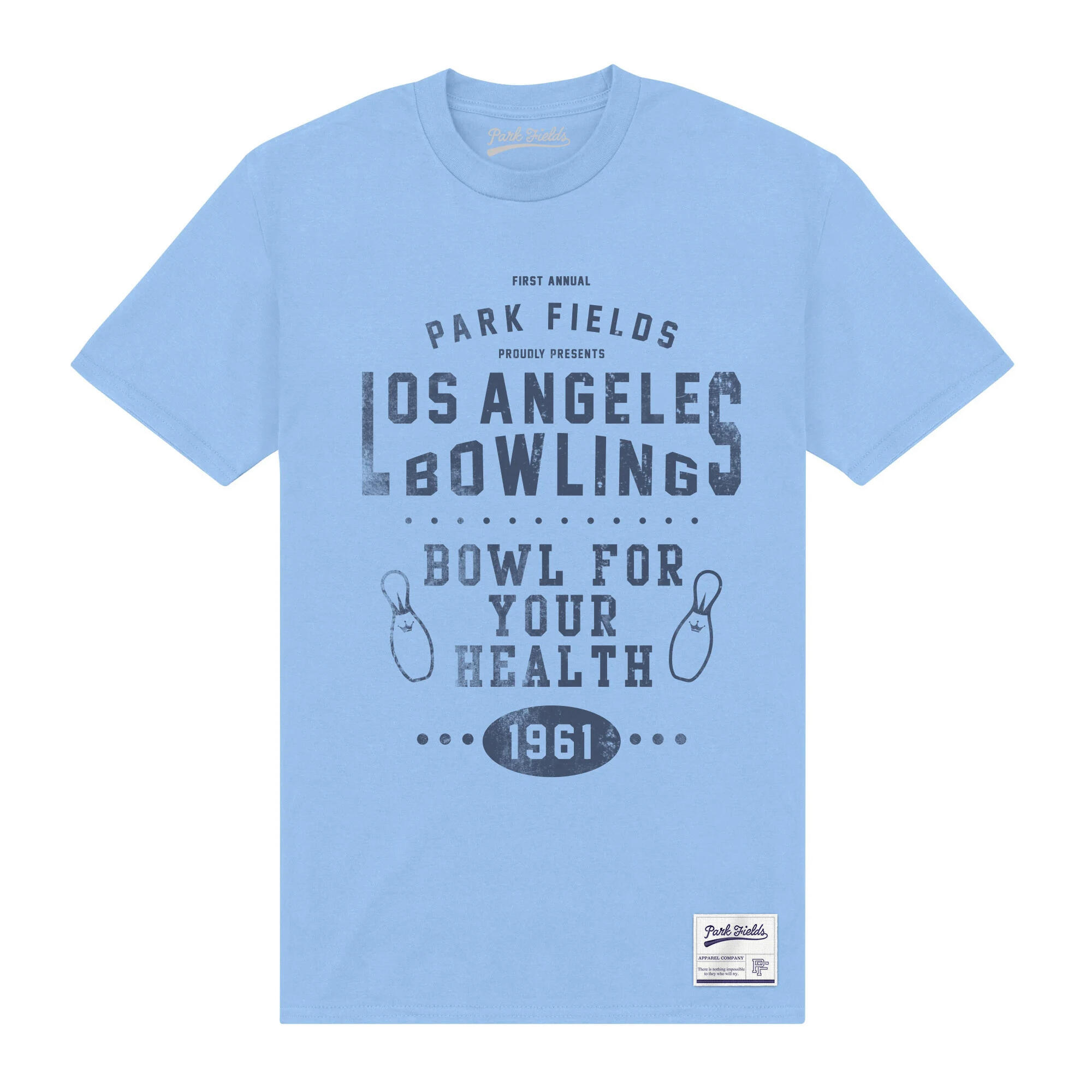 Park Fields Mens Los Angeles Bowling for Health T-Shirt
