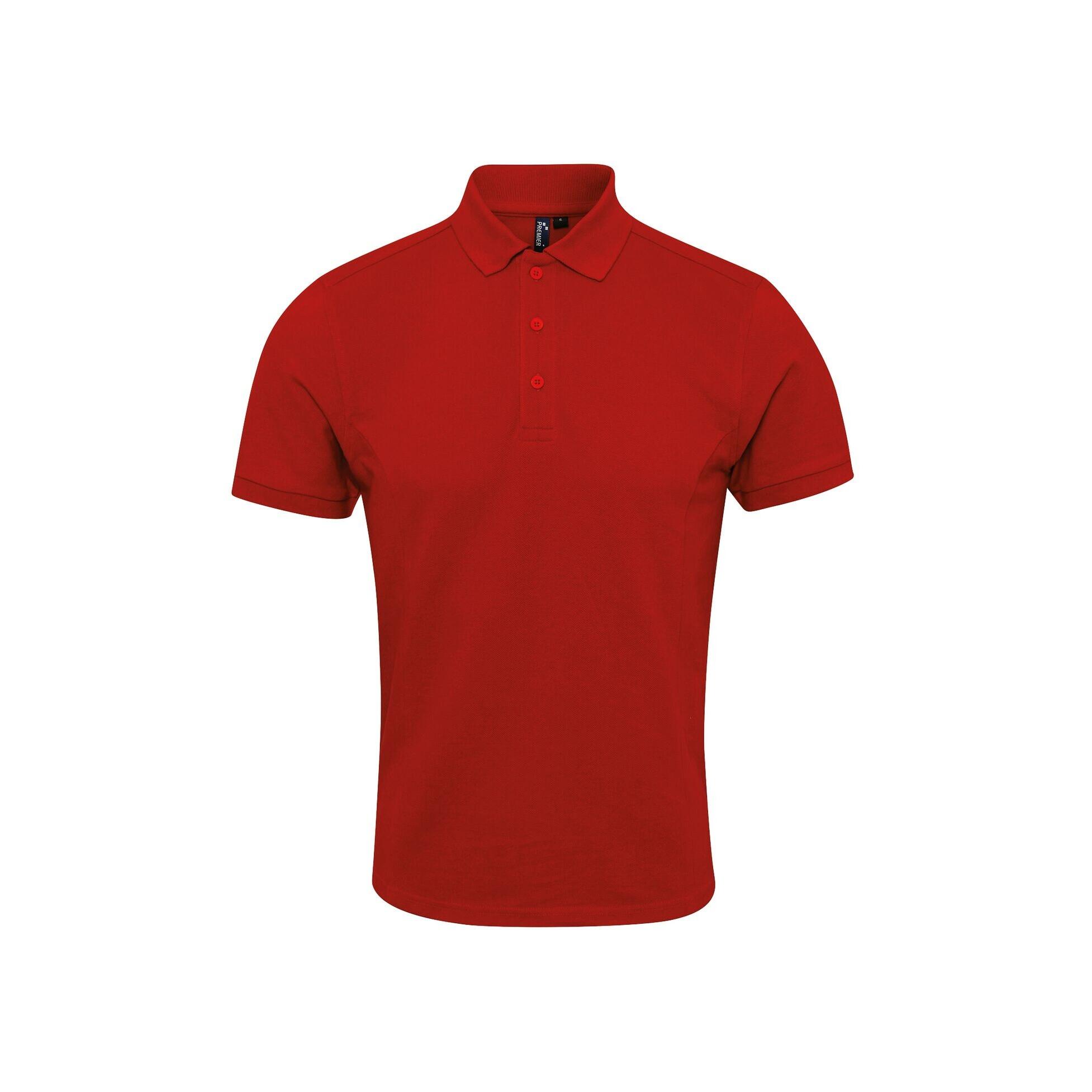Premier Mens Coolchecker Plus Pique Polo With CoolPlus