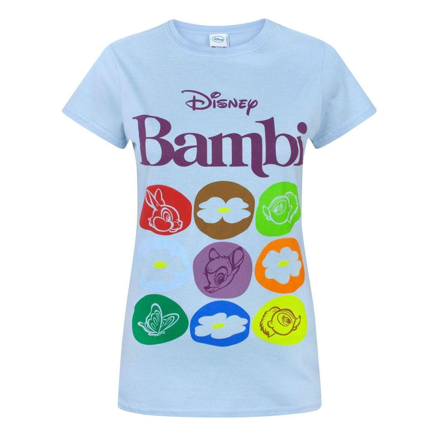 Disney Womens/Ladies Bambi Motif T-Shirt