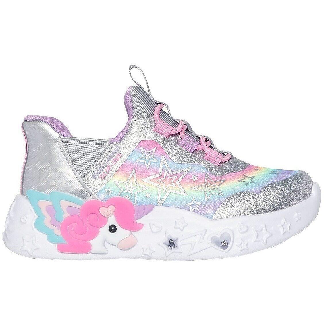 Calçado Skechers Unicorn Charmer-lil Starlite, Multicolorido, Crianças 3/5