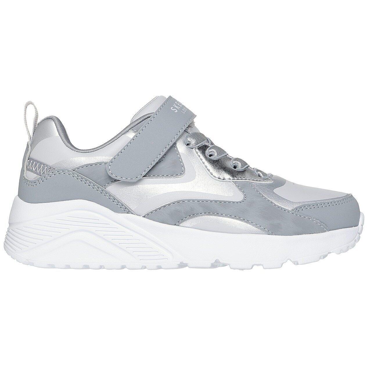 Skechers - Baskets Skechers Uno Lite-metallic Burst, Gris, Enfants - Chaussures De Sport - Gris - Decathlon