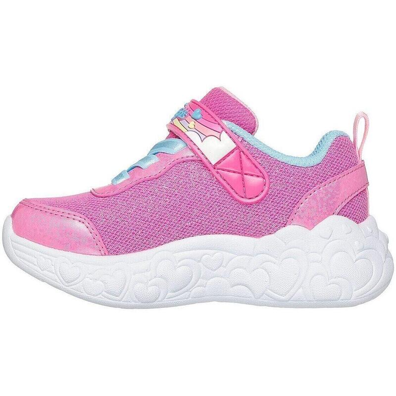 Pantofi sport copii Skechers S Lights-eternal Heart Light, Roz