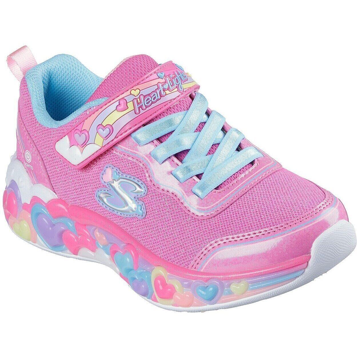 Skechers - Baskets Skechers S Lights-eternal Heart Lights, Rose, Enfants - Chaussures De Sport - Rose - Decathlon