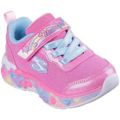 Sneakers skechers s lights-eternal heart light, roze, kinderen