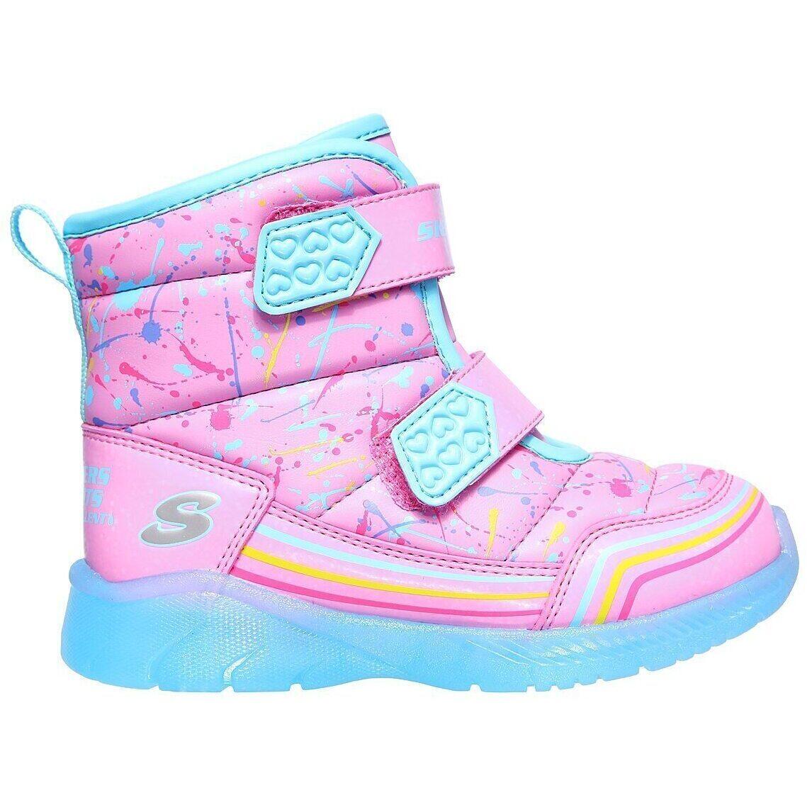 Bottes Skechers Lights Illumi, Rose, Enfants 3/5