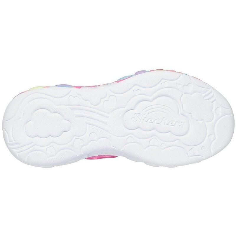 Pantofi sport copii Skechers S Lights-eternal Heart, Roz