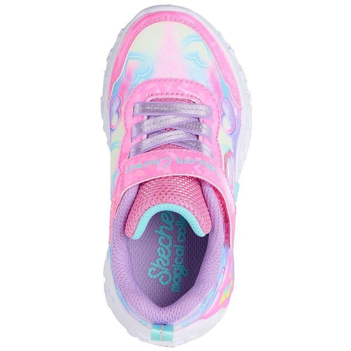 Calçado Skechers S Lights-unicorn Charmer-lil, Cor de rosa, Crianças 2/5