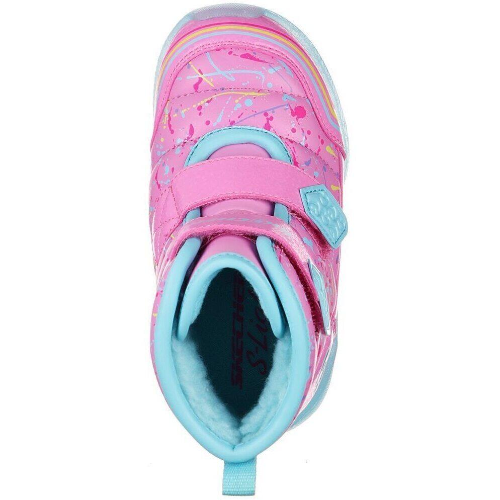 Bottes Skechers Lights Illumi, Rose, Enfants 2/5
