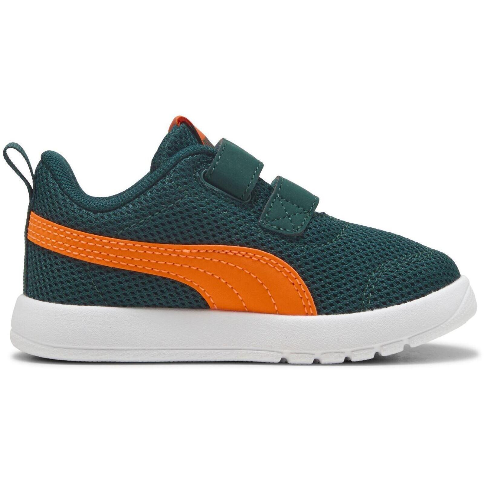 Calçado Puma Courtflex V3 Mesh Inf Clyde Royal-puma W, Verde, Crianças 3/5
