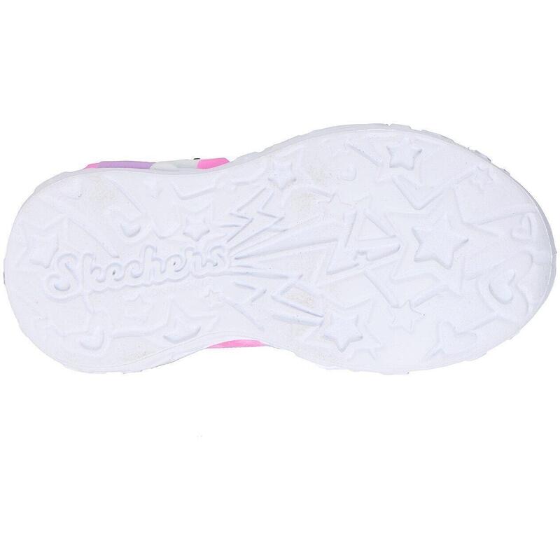 Pantofi sport copii Skechers S Lights-unicorn, Roz