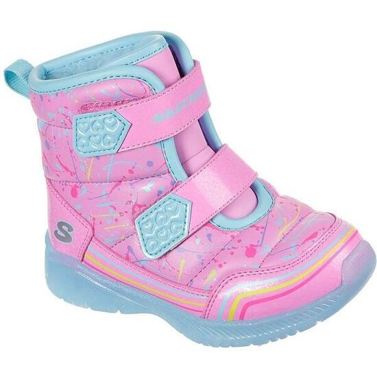Stiefel Skechers Lights Illumi, Rosa, Kinder