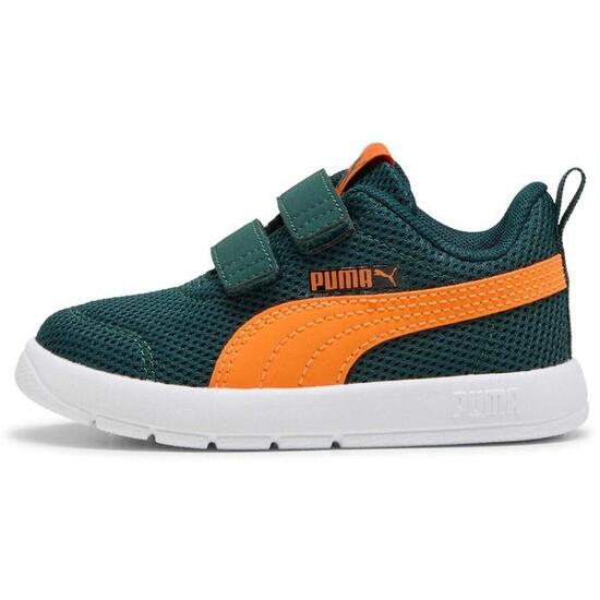 Zapatillas Puma Courtflex V3 Mesh Inf Clyde Royal-puma W, Verde, Niños