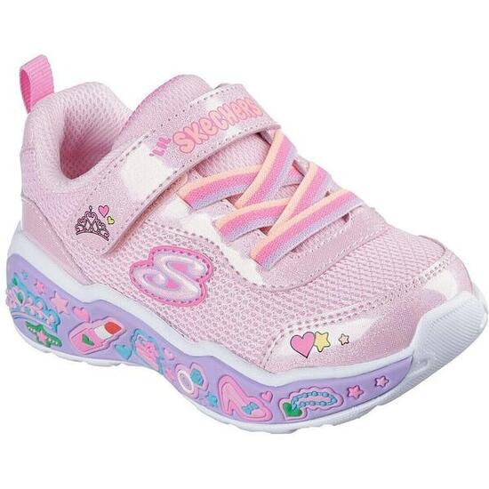 Baskets Skechers Play Scene - Fun Squ, Rose, Enfants