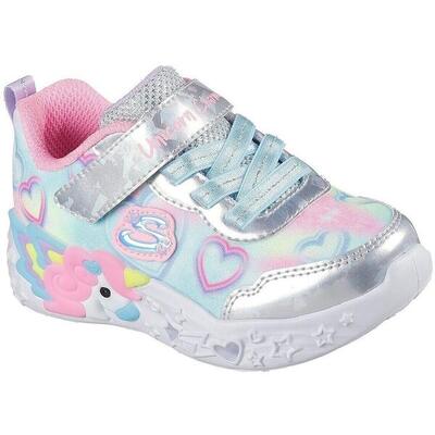 Sneakers skechers s lights-unicorn charmer-lil, veelkleurig, kinderen