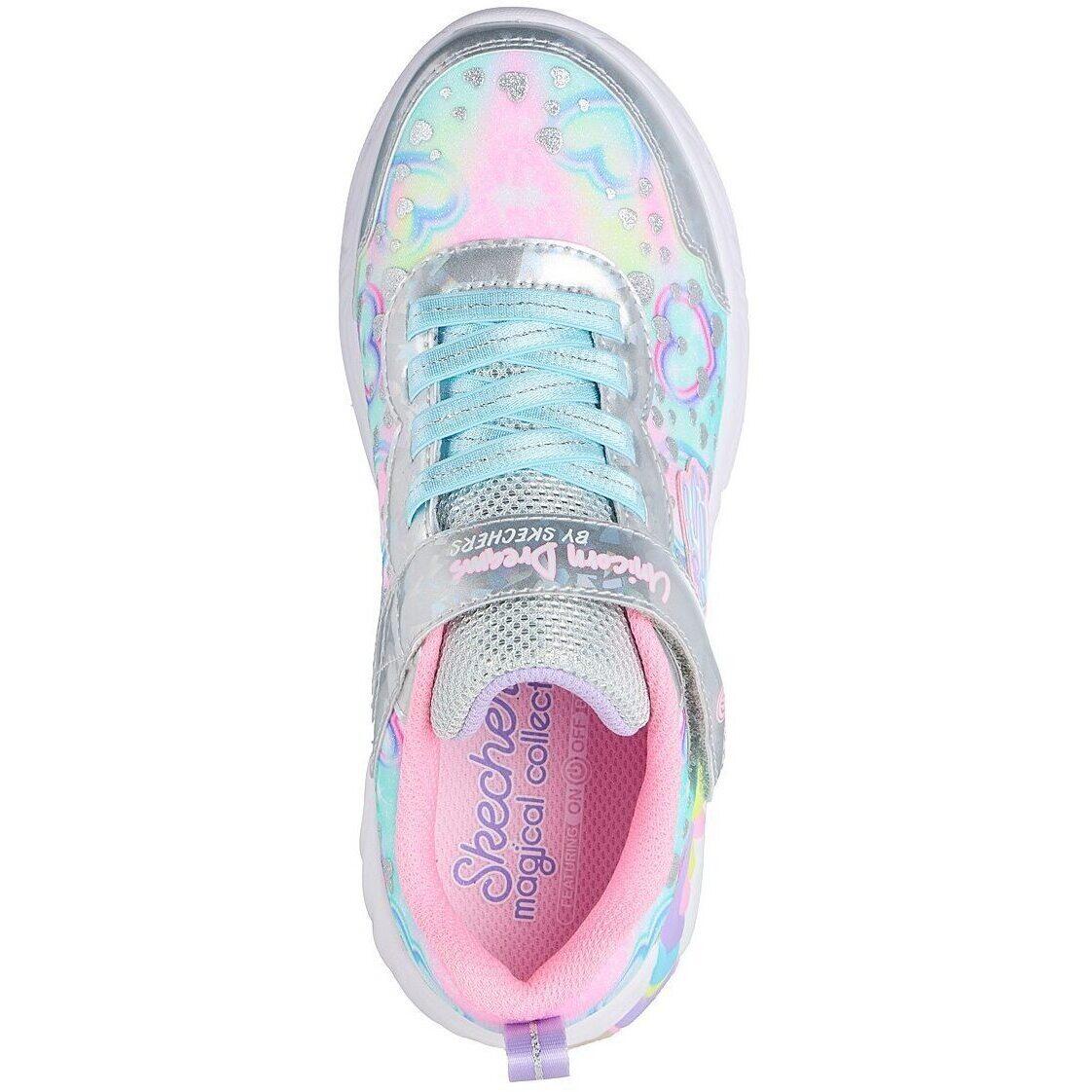Calçado Skechers S Lights-unicorn Dreams-hear, Multicolorido, Crianças 2/5