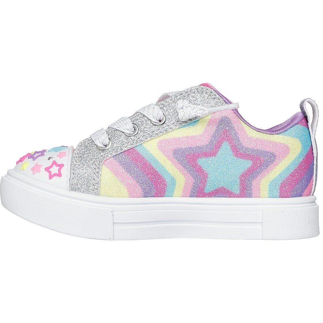 Calçado Skechers S Lights-twinkle Sparks-cosmi, Multicolorido, Crianças 4/4