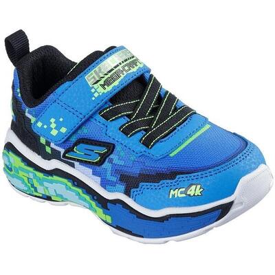 Sneakers skechers mega scene, blauw, kinderen
