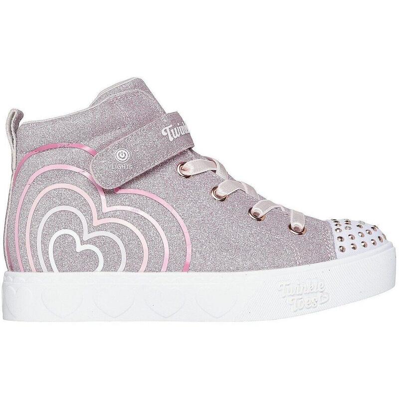 Pantofi sport copii Skechers Heart Steps - Heart Glow, Mov