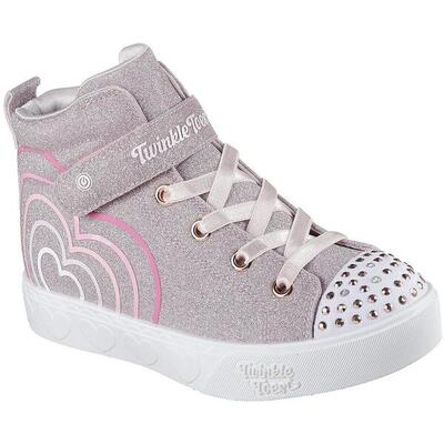 Sneakers skechers heart steps - heart glow, paars, kinderen