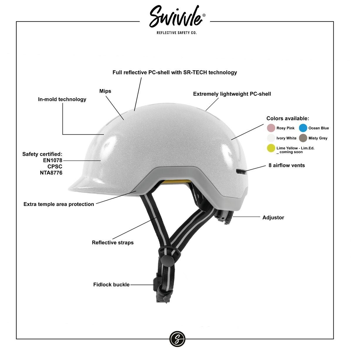 Casque de Vélo Réfléchissant Lumineux L avec MIPS – Casque Léger et Sécurisé 4/6