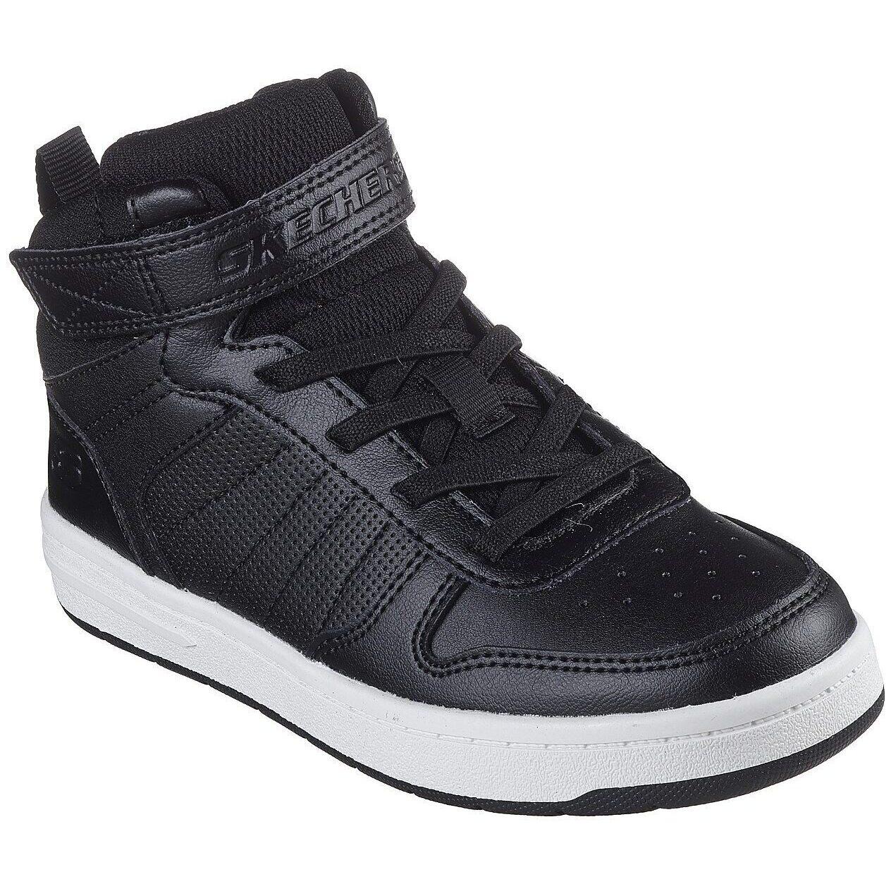 Calçado skechers smooth street - vorrez, preto, crianças