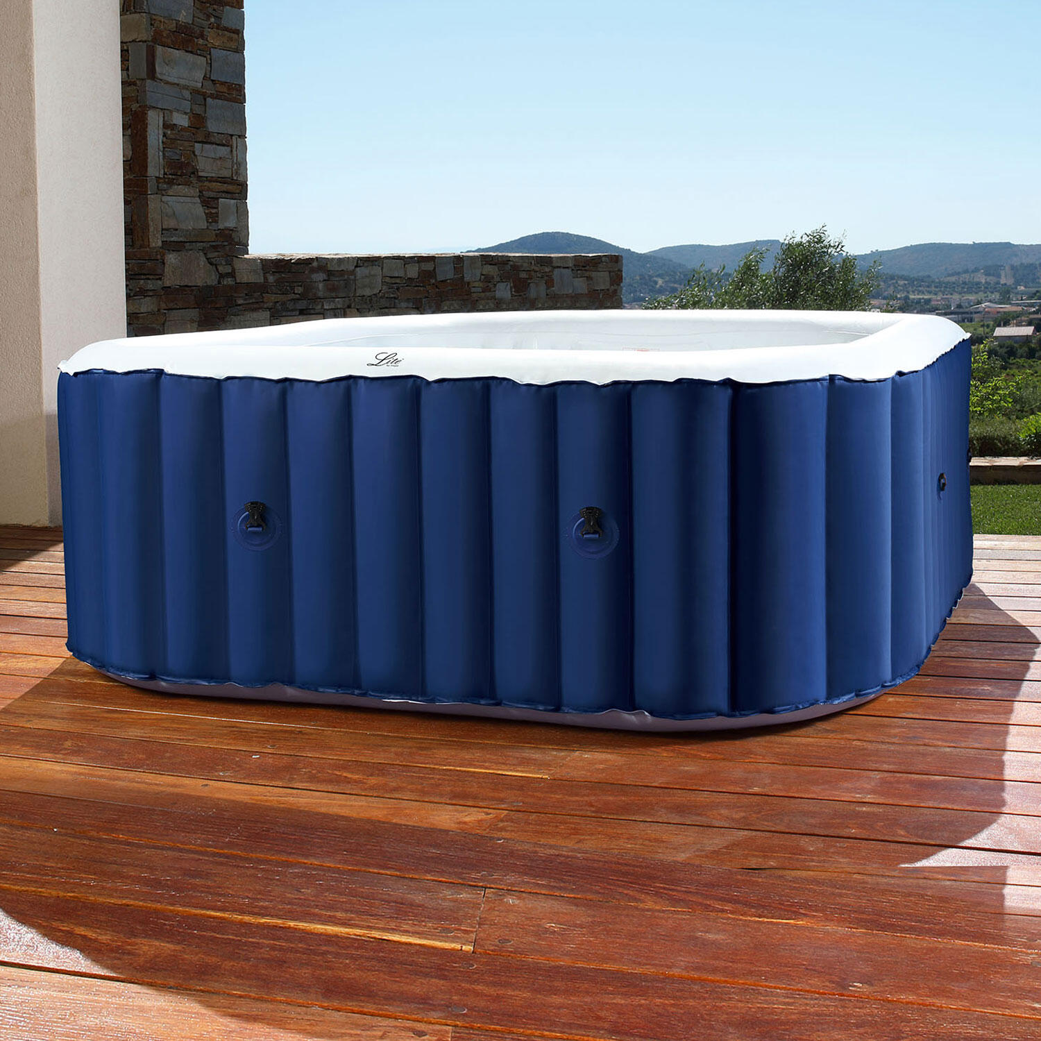 Spa gonflable carré 158cm LITE - 4 places 3/7